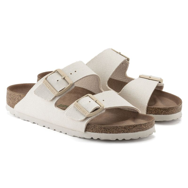 Birkenstock Arizona Vegan Women Textile Narrow Eggshell  for Narrow Feet (1022679)