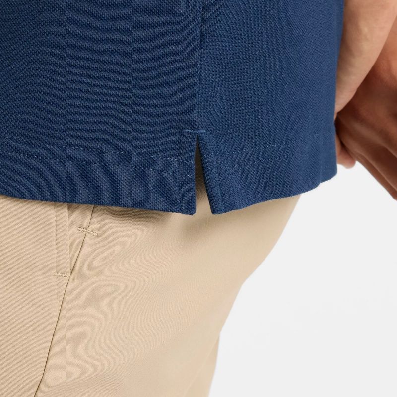 New Balance Cotton Pique Polo Shirt M MT51519NNY