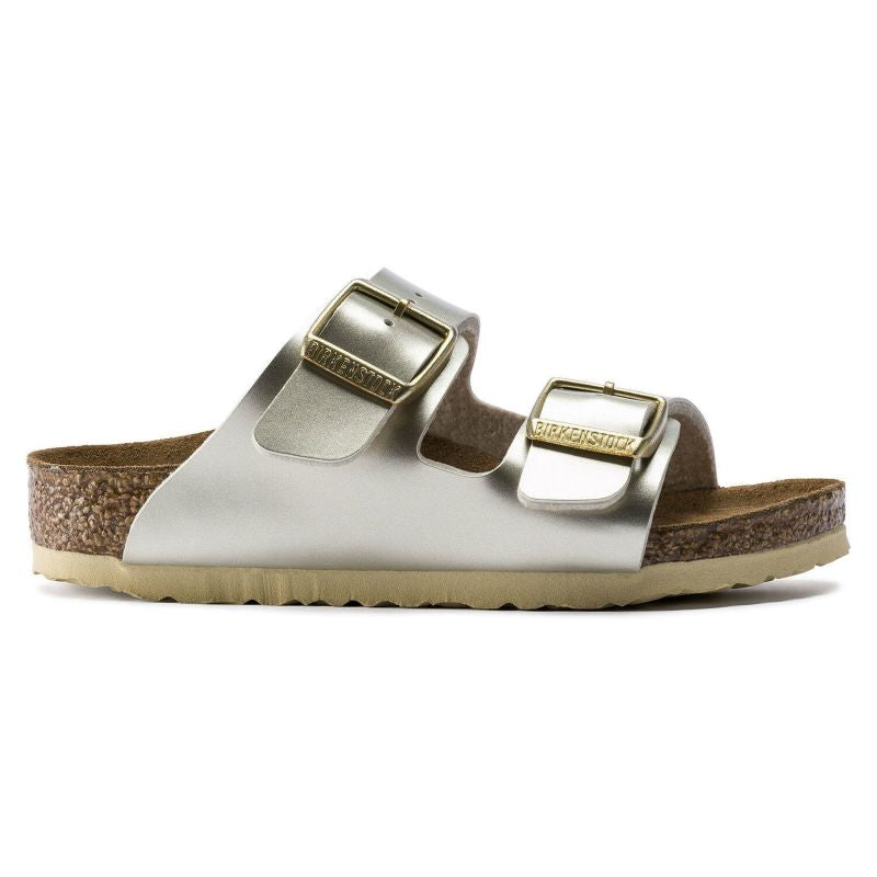 Birkenstock Arizona Kids Birko-Flor Electric Metallic Gold Narrow  (1014841)