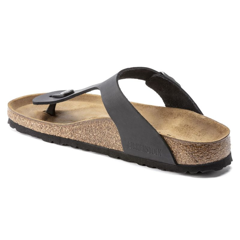 Birkenstock Gizeh NU Oiled Black Regular  for Women/Men (0845251)