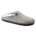 Birkenstock Zermatt Light Gray Wool Felt Insulated Men's/Women's Slippers Regular Wide (1015092)
