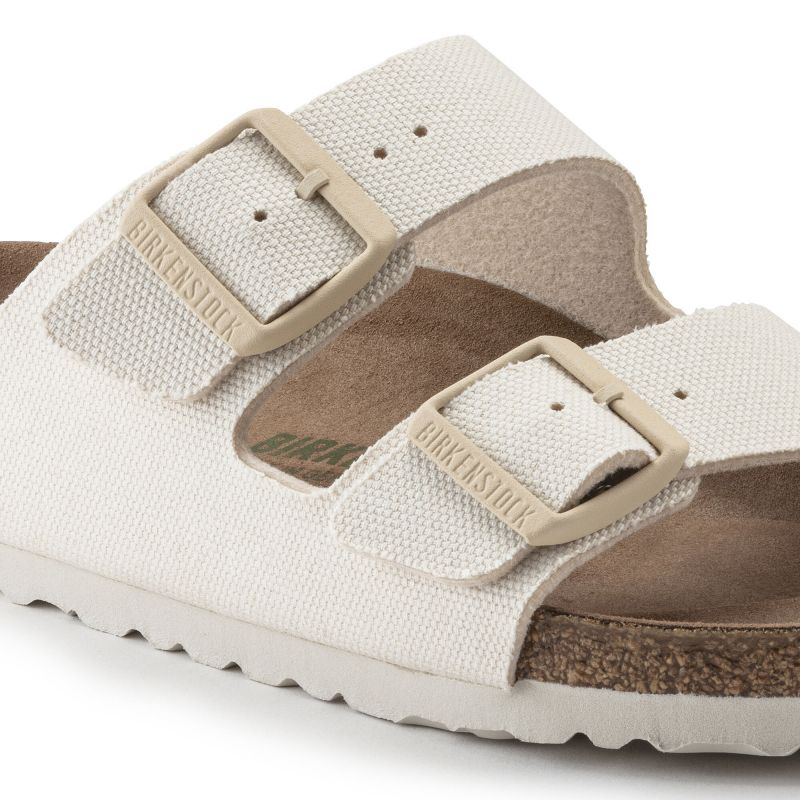 Birkenstock Arizona Vegan Women Textile Narrow Eggshell  for Narrow Feet (1022679)