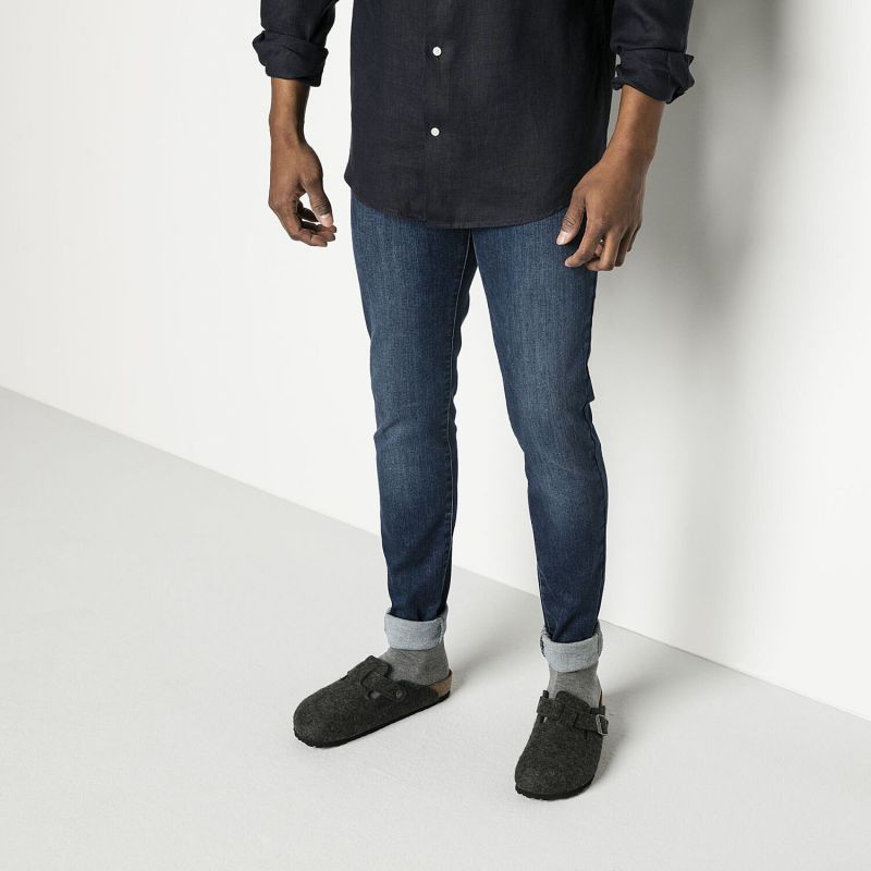 Birkenstock Boston FE Anthrazit 160373