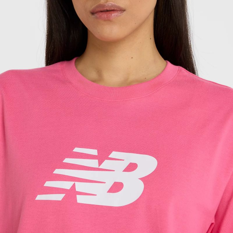 New Balance Sport Jersey Relaxed Logo W WT43583DAB
