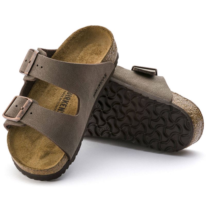 Birkenstock Arizona Kids Birko-Flor Nubuk Mocha narrow  for kids (0552893)