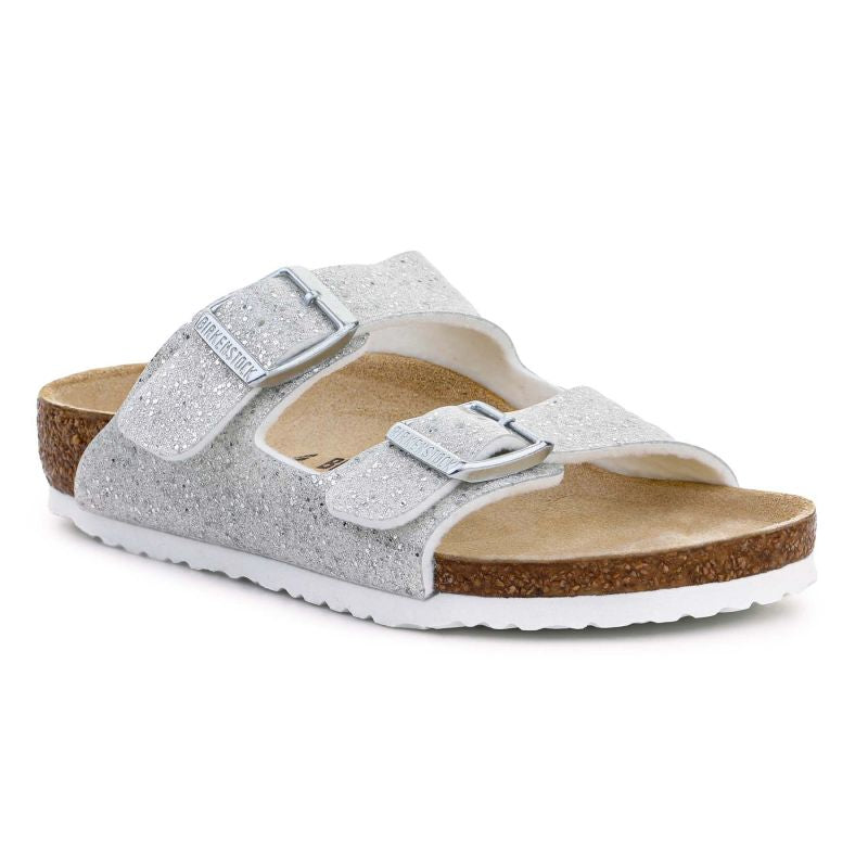 Birkenstock Arizona Kids 1022230 Cosmic Sparkle White calfs
