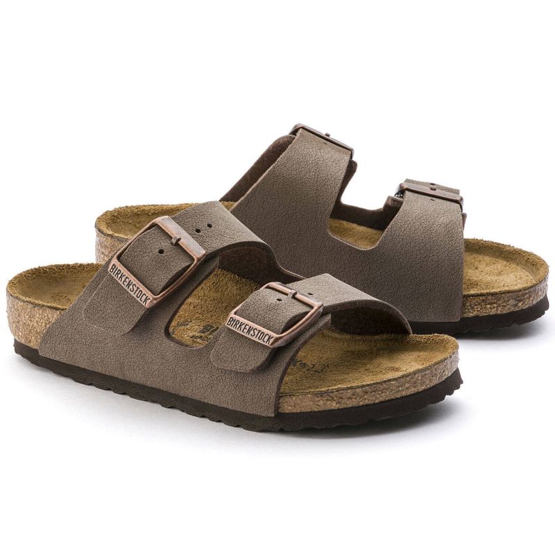 Birkenstock Arizona Kids Birko-Flor Nubuk Mocha narrow  for kids (0552893)