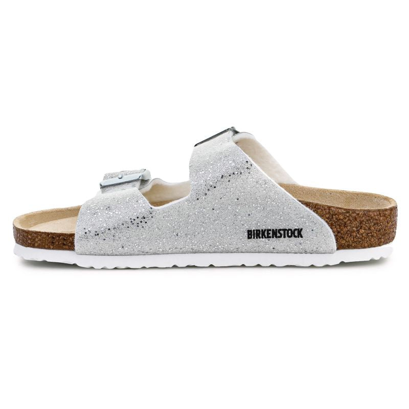 Birkenstock Arizona Kids 1022230 Cosmic Sparkle White calfs