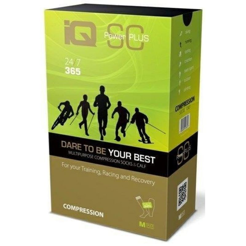 IQ KPL Running Socks + Compression Sleeves SC Power Plus XL COM-0033