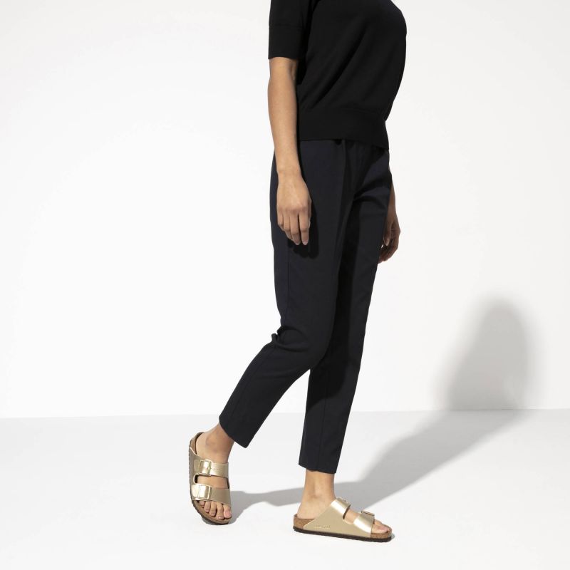 Birkenstock Arizona Birko-Flor Gold women's  regular wide (1016110)