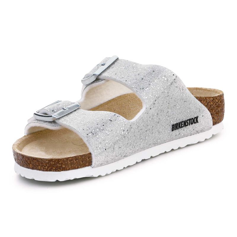 Birkenstock Arizona Kids 1022230 Cosmic Sparkle White calfs