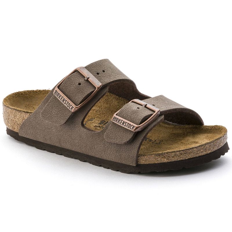 Birkenstock Arizona Kids Birko-Flor Nubuk Mocha narrow  for kids (0552893)